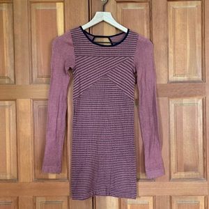 Free People “intimately” Lined Striped Pink Bodycon Dress